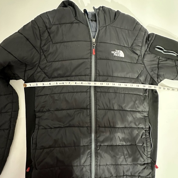 The North Face Men’s Black Aconcagua Hybrid Puffer Jacket Hooded Size Large - Picture 15 of 16